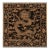 Rug & Kilim’s Chinese Style Dragon Rug With Brown, Black and Gold Pictorials For Sale