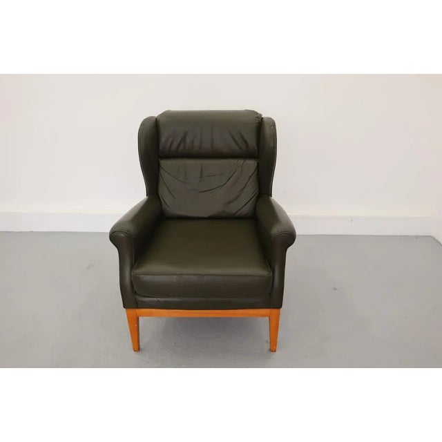 Vintage Leather Armchair, 1960s For Sale - Image 6 of 15