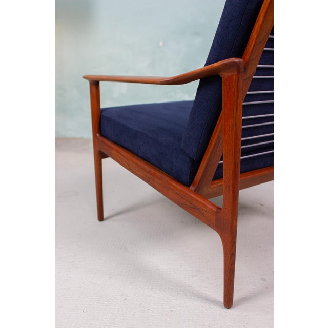 Vintage Teak Lounge Chair by Ib Kofod-Larsen, 1960s For Sale - Image 4 of 14