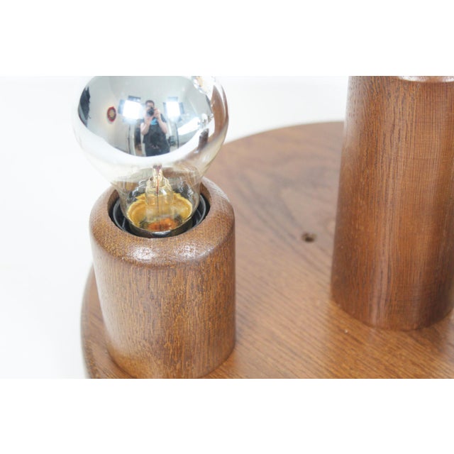 Vintage Japandi Style Ceiling Light, 1970s For Sale - Image 4 of 8