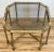Vintage Smoked Glass and Brass Table For Sale - Image 4 of 12