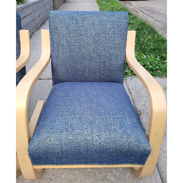 1987 Model 402 Lounge Chairs by Alvar Aalto for Artek For Sale - Image 11 of 17
