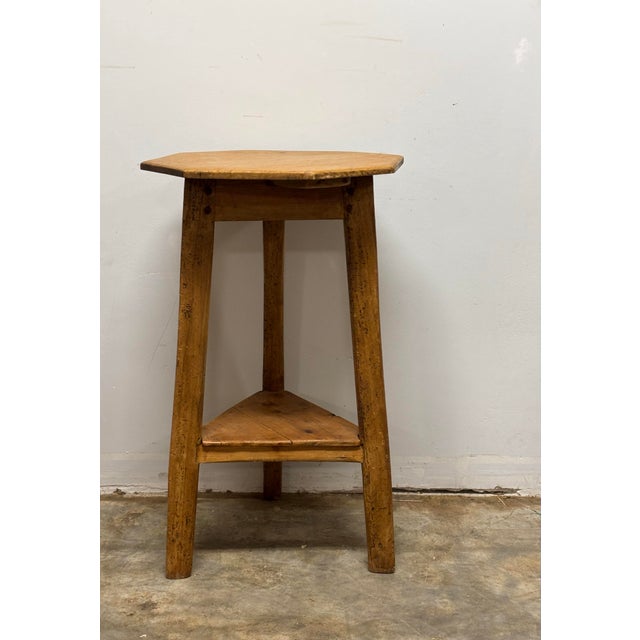 19th Century English Pine Cricket Table For Sale In Naples, FL - Image 6 of 9