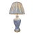 Blue Floral Lamp For Sale