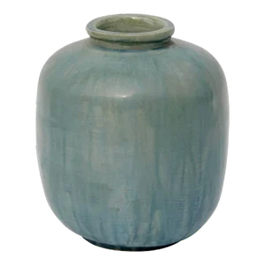Contemporary Green Ceramic Vase