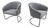 Thonet Chrome Lounge Chairs designed by Anton Lorenz For Sale