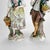 Ceramic Pair Oversized Antique German Majolica Porcelain Figures of a Maiden & Lad C1920 For Sale - Image 7 of 16
