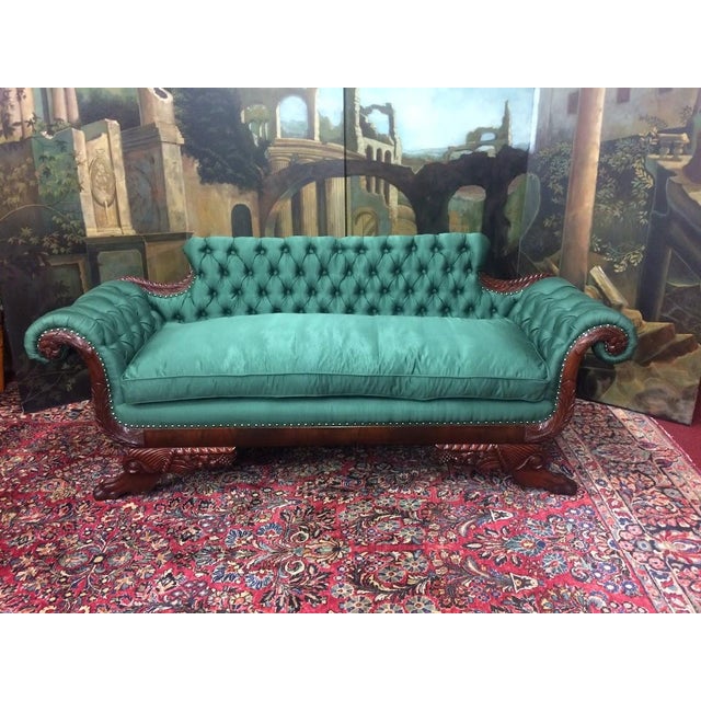 Early 19th Century Antique Empire Sofa, 19th Century Sofa For Sale - Image 5 of 17