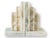 Mid 20th Century Marble Stacked Book Form Bookends, Pair For Sale - Image 5 of 6