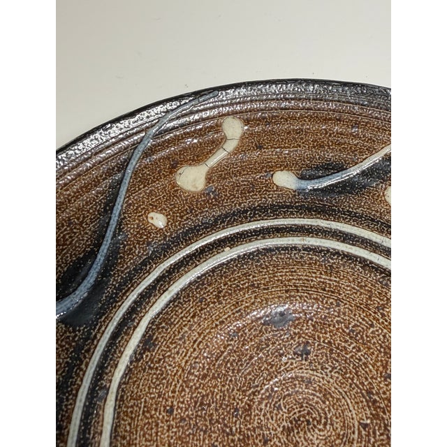 Vivika and Otto Heino Studio Pottery Bowl / Plate Signed 8.75" Glazed