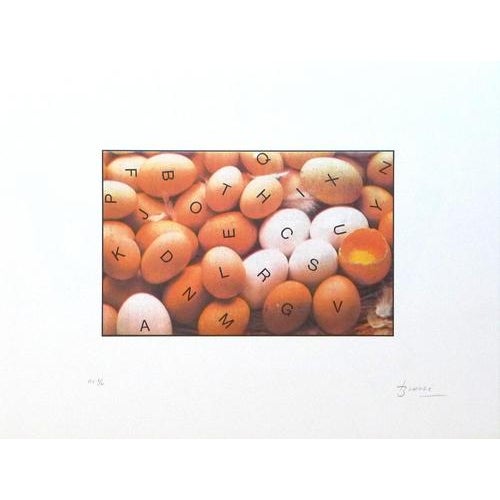 Joan Brossa, Poema Visual 27, 1989, Lithograph For Sale - Image 3 of 3