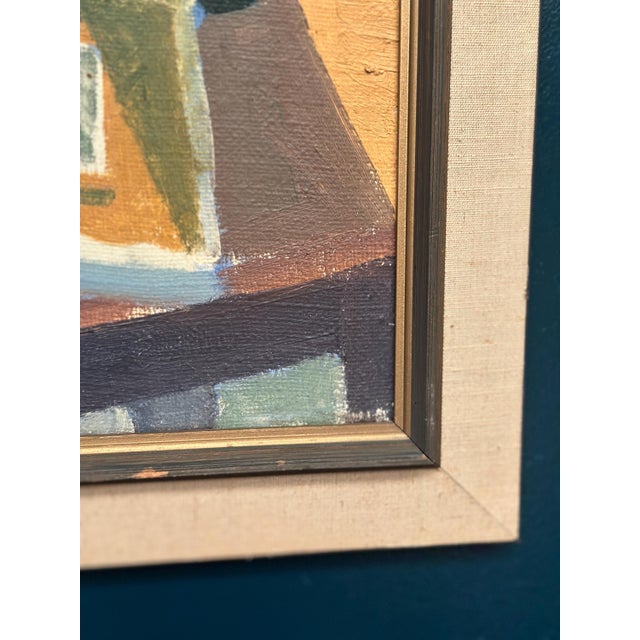 1950s Eli Rasmussen, Opstilling, 1953, Oil Painting on Canvas, Framed For Sale - Image 5 of 18