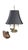 A signed Frederick Cooper of Chicago bouillotte lamp, its double-arm brass frame rising from a rectangular gadrooned tray...