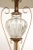 Waterford Cut Crystal Table Lamp with Silk Shade For Sale - Image 10 of 13