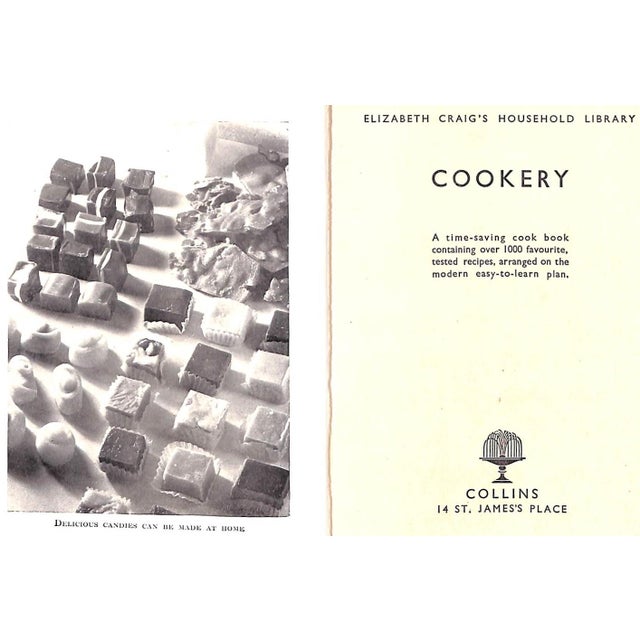 "Cookery X Elizabeth Craig's Household Library" 1950 Craig, Elizabeth For Sale - Image 4 of 12