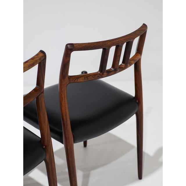 Model 79 Chairs in Rosewood by Niels Otto Møller for J.L. Møllers, 1960s, Set of 6 For Sale - Image 11 of 18