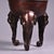 Bronze & Silver-Inlaid Tripod Censer With Elephant Legs & Bagua Lid For Sale In Los Angeles - Image 6 of 8
