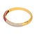 Contemporary Vintage 6.50 Carat Diamond Ruby 18k Yellow Gold Bangle For Sale - Image 3 of 7