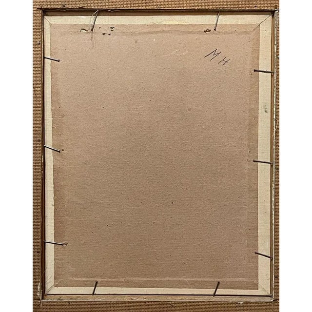 E. Risini, Mountain Landscape, Oil on Panel, Framed For Sale - Image 6 of 7