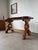 Folk Art Handcrafted Elm Table, 1950s For Sale - Image 16 of 18