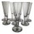 Crystal Champagne Flutes, 19th Century, Set of 8 For Sale