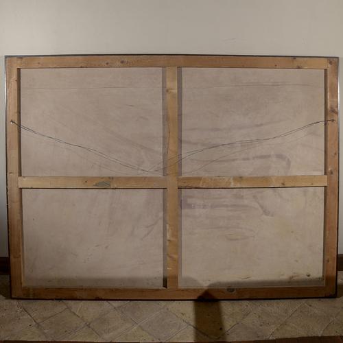 Textile Wall Tear Type Depiction, Canvas, Framed For Sale - Image 7 of 8