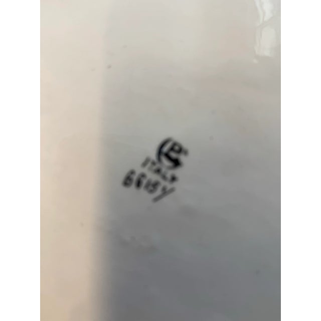 Ceramic Mediterranean Style Deviled Egg Plates, Pair For Sale - Image 7 of 7