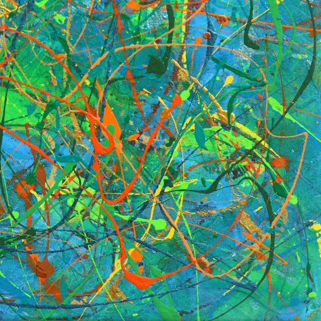 2020s Spring Is in the Air - Abstract Expressionist Landscape Painting on Canvas Original Artwork by Marc Raphael For Sale - Image 5 of 9