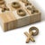 Traditional Regina Andrew Tic Tac Toe Flat Board With Brass Pieces For Sale - Image 3 of 6