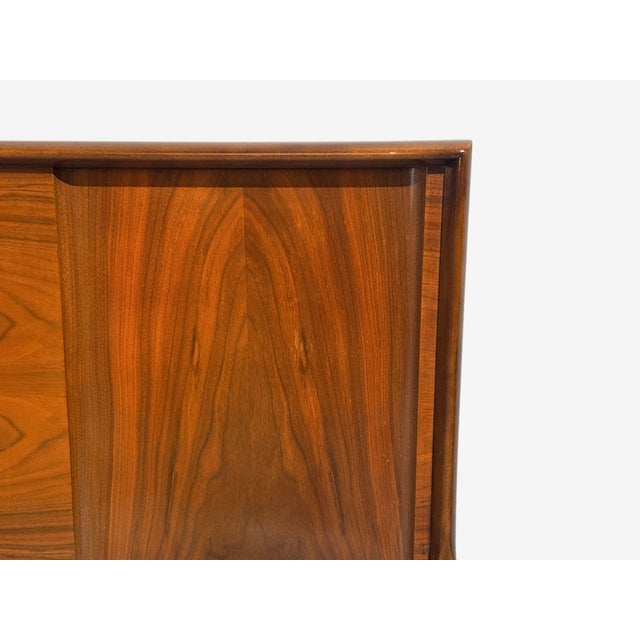 Edmond J. Spence, King Size Headboard, Walnut, Sweden, 1950s For Sale - Image 4 of 8