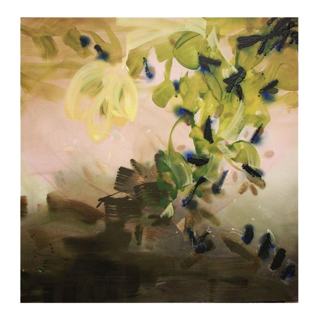 "Eating All the Gumdrops He Can See" Original Abstract Contemporary Painting by Mel Rea For Sale