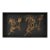 Vintage Gold Metal Horse Wall Art on Black Wood Frame | Equestrian Running Stallion Sculpture | Modern Ranch Decor | Horse Lover Gift For Sale