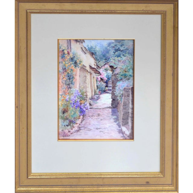 Mid Century Nantucket Street Landscape by Jane Brewster Reid For Sale - Image 4 of 4