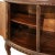 1930s Burr Walnut Louis XVI Revival Demilune Wood Cabinet For Sale In West Palm - Image 6 of 7
