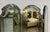 Hollywood Regency Three-Panel Mirrored Folding Screen For Sale - Image 4 of 7