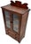 Unusual Early 1900s Antique American Miniature Size Wood & Glass Front "Salesmans Sample" Kitchen Hutch - 23 Inches Tall For Sale - Image 12 of 18