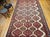 Persian Vintage Malayer Gallery Rug, Hand-Knotted Wool, Geometric Pattern, 7x13, Ivory & Red For Sale - Image 3 of 14
