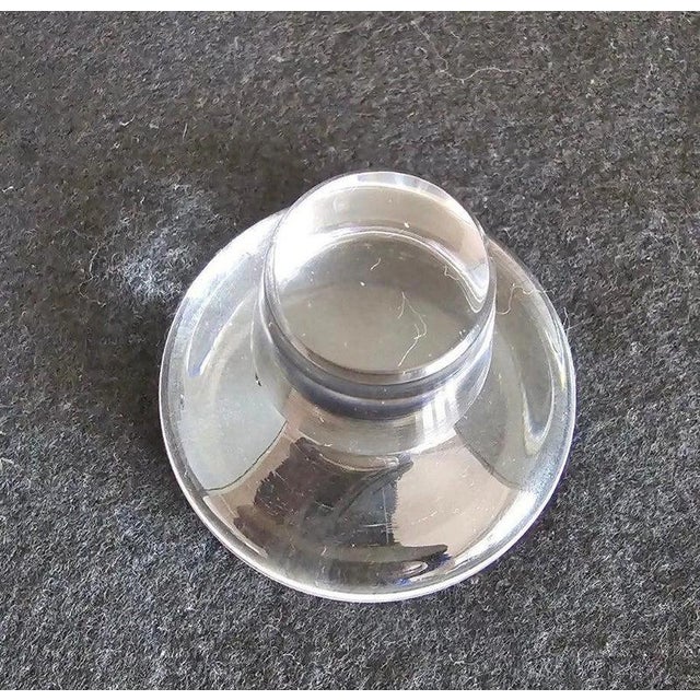 Sterling Silver-Mounted Cut Glass Decanter from James Dixon & Sons, 2001 For Sale - Image 11 of 18