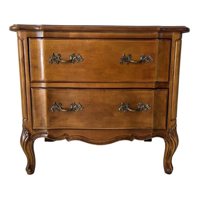 Vintage Henredon Louis XV–Style Two-Drawer Nightstand/Sold For Sale