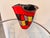 Ceramic Checkered Ceramic Vase from Elchinger, France, 1950s For Sale - Image 7 of 7