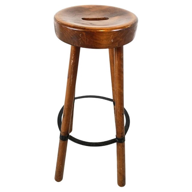 Brutalist Bar Stool, 1960s For Sale - Image 11 of 11