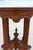 Wood Antique American Victorian Eastlake Marble Top Parlor Table | Carved Walnut Side Table on Casters | C. 1880–1900 For Sale - Image 7 of 15