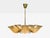 Carl Erik Bodén, Chandelier, Brass, Glass, Sweden, 1940s For Sale - Image 4 of 10
