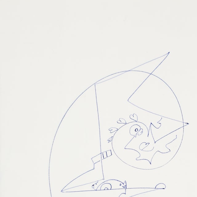 Abstract Art Folder - Eva Bouzard-Hui, C. 1990s For Sale - Image 12 of 18