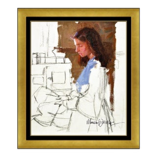 Late 20th Century Finishing the Morning Chores, Morgan Weistling For Sale