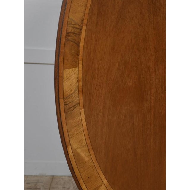 Georgian-Style Mahogany Pedestal Dining Table, 1890s For Sale - Image 3 of 11