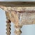 Stunning Antique Square Top Table With an Apron Drop and Spiral-Turned Legs With Yoke Shaped Base For Sale - Image 10 of 13