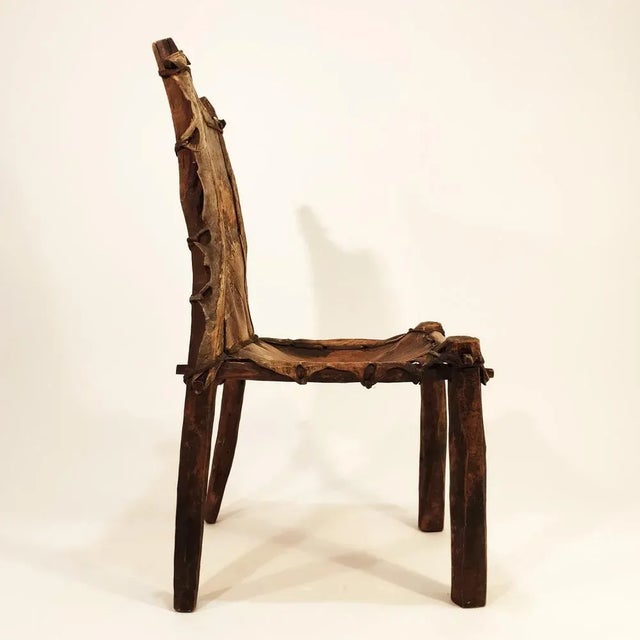 Sculptural Ethiopian Chair, Early 20th Century For Sale - Image 6 of 13