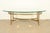 A gorgeous mid-century modern Hollywood Regency coffee table or cocktail table By LaBarge USA, Circa 1960s Solid brass...