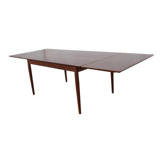 Mid 20th Century Arne Vodder George Tanier Siebart Mobler Extendable Dining Table Ck Dims For Sale